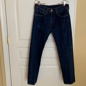 Men’s Levi Straus 505 Jeans Men's Size 32 Dark Blue Length 29 Straight